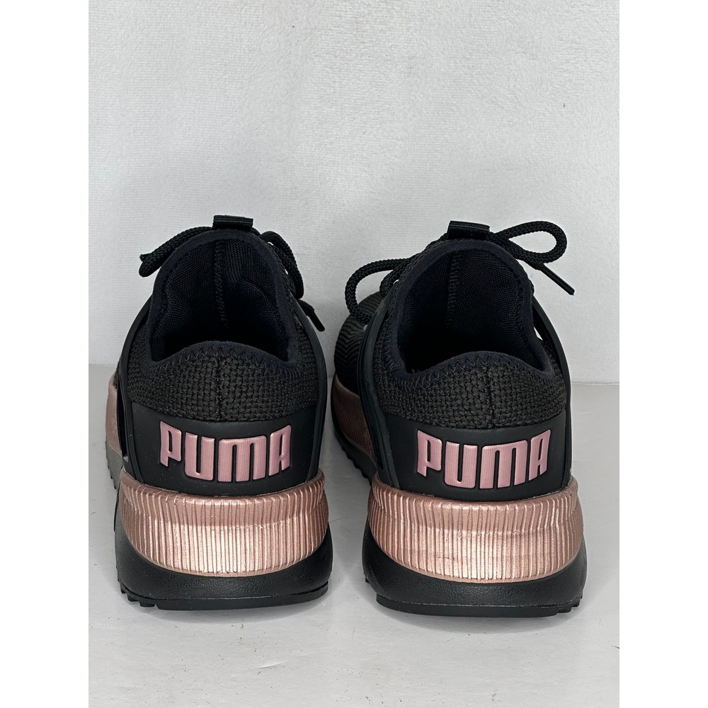 Puma Pacer Future Lux Womens Black Rose Gold Sneakers Athleisure Size 8.5 - Picture 2 of 8